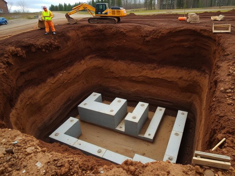 Excavation de fondations